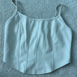 White Corset Small Top